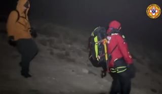 Monte Vettore - Tre escursionisti tratti in salvo dal Soccorso Alpino